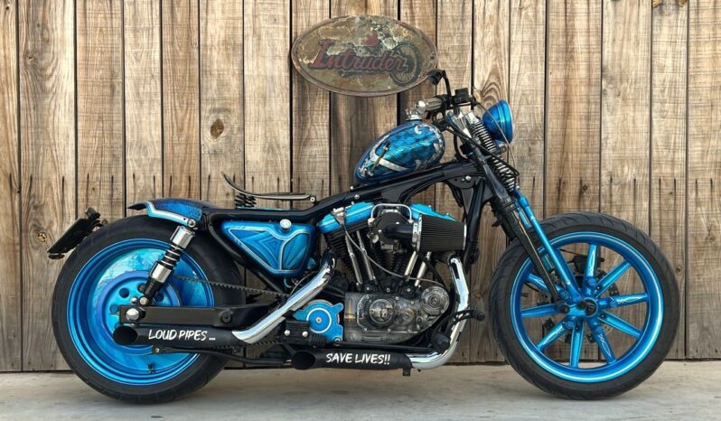 HARLEY DAVIDSON XL883 LADY BLUE lleno